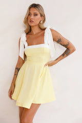 Ultimate Vacation Mini Dress Yellow