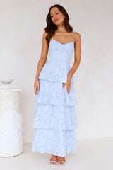 Thriving Now Maxi Dress Blue