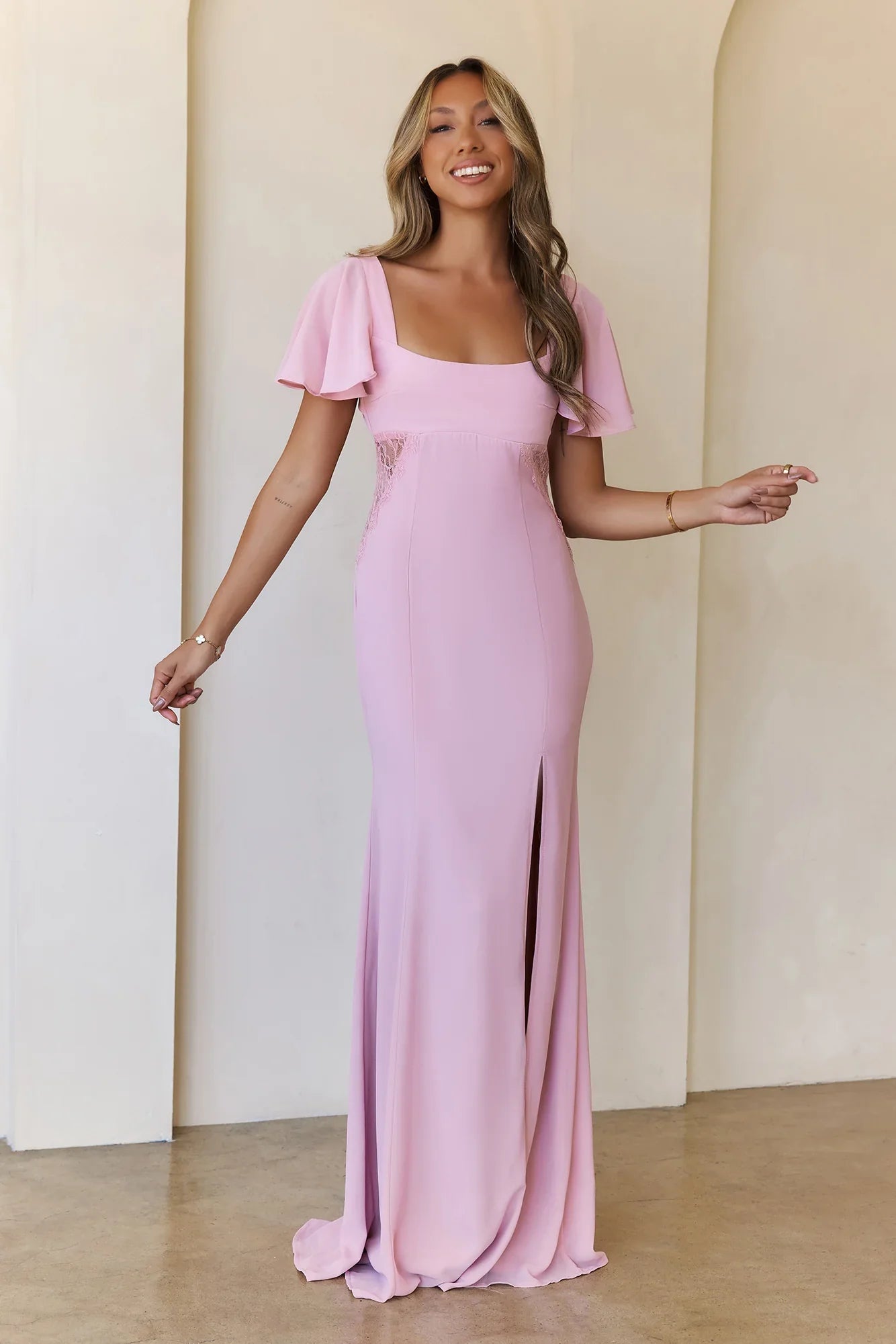 Sweeter Dreaming Maxi Dress Pink