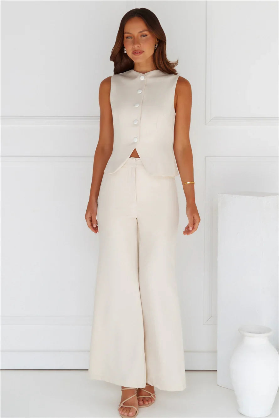 Tailored 'Fit Pants Beige