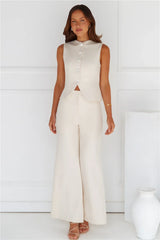 Tailored 'Fit Pants Beige