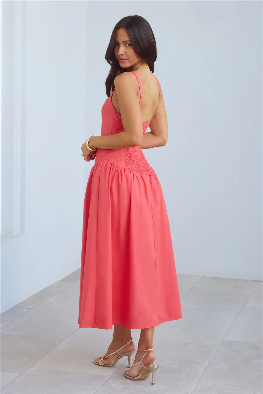 Sunset Seduction Maxi Dress Watermelon