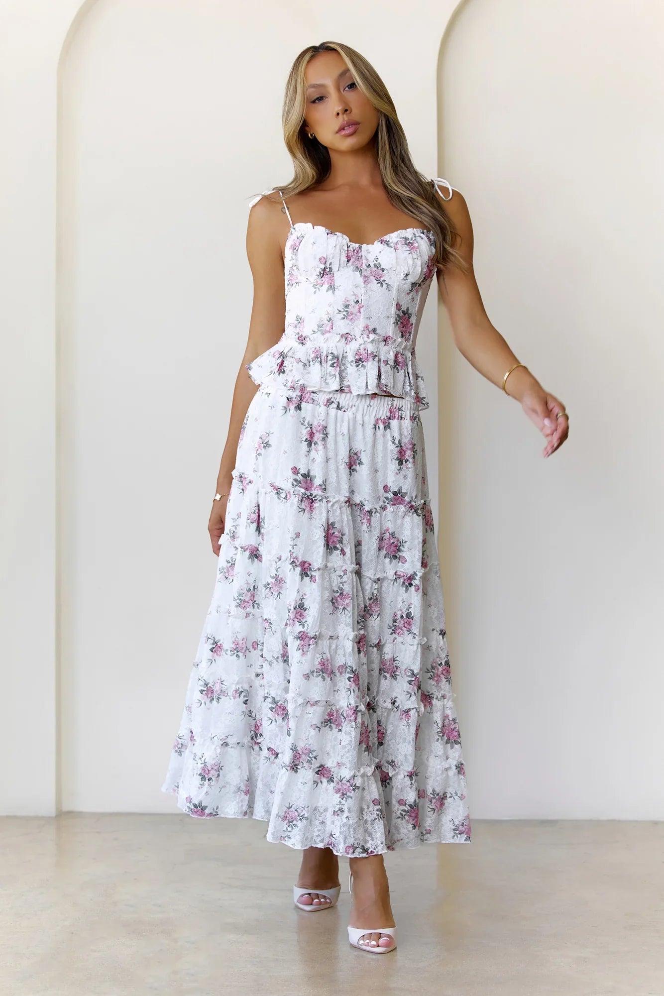 Strawberry Picking Top Pink