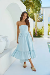 Style Anywhere Midi Dress Blue